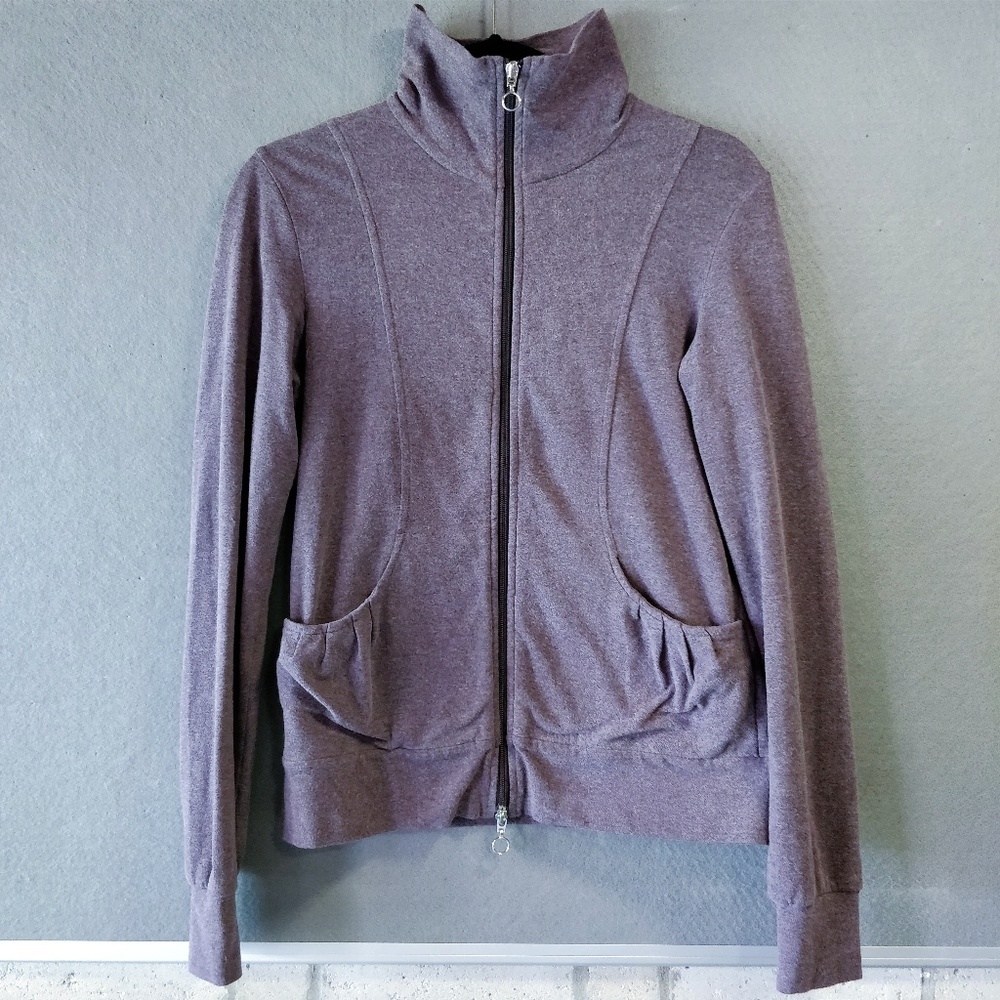 Sweaty Betty Purple Zip-Up Hoodie